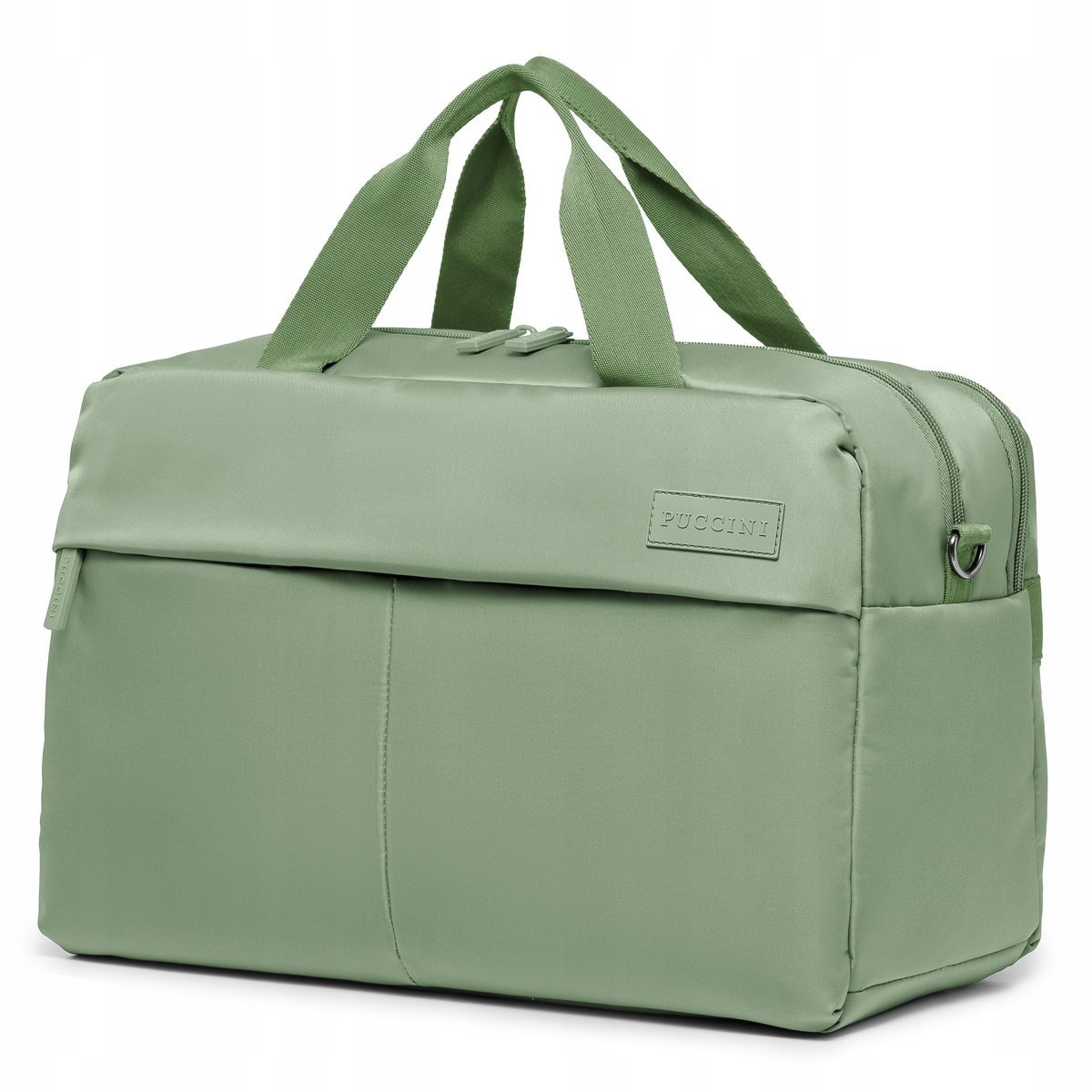 PUCCINI Torba Podróżna Sportowa Weekendowa Ramię Laptopa Zielona B50251-5A