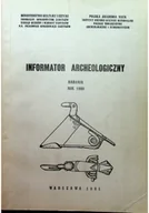 Archeologia - Informator Archeologiczny badania 1980 - miniaturka - grafika 1