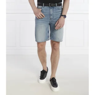 HUGO Jeansowe szorty 446/S | Loose fit - Spodenki męskie - miniaturka - grafika 1