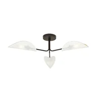 Lampy sufitowe - Emibig Gomez lampa sufitowa 3-punktowa biała/złota 1173/3 - miniaturka - grafika 1