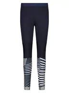 Spodnie sportowe damskie - CMP Legginsy w kolorze granatowym do biegania - miniaturka - grafika 1