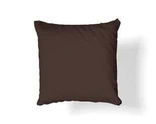 Poszewka satyna bawełniana do spania 50x60 czekoladowy brąz 38 - Pościel - miniaturka - grafika 1