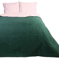 Narzuty - Narzuta 200 x 220 Pikowana Tara Green + Light Pink - miniaturka - grafika 1