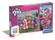 Puzzle - Clementoni, Puzzle, Super Kolor, My Little Pony, 3x48 el. - miniaturka - grafika 1