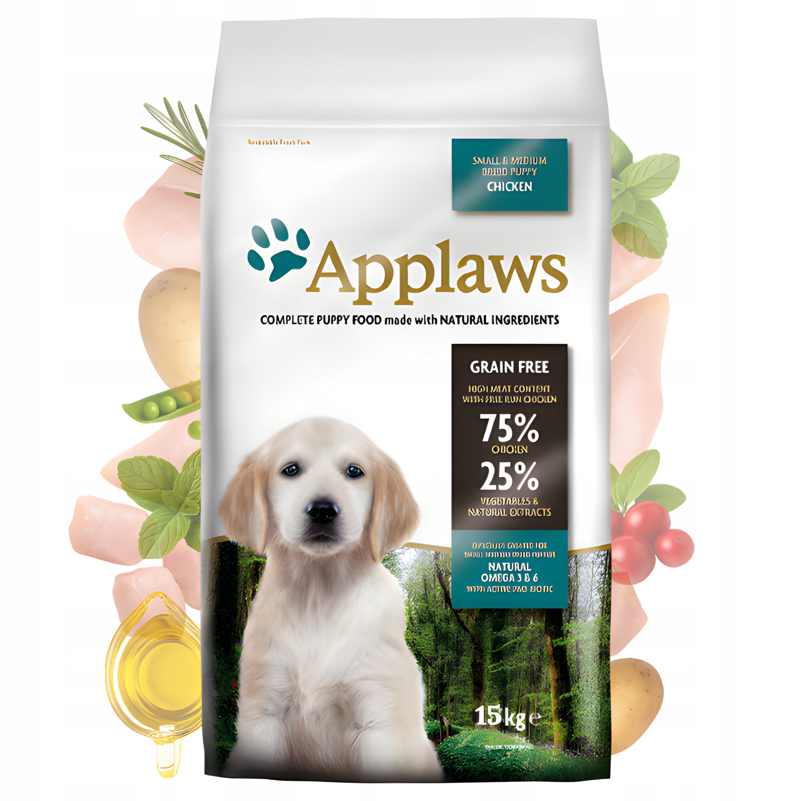 Applaws Puppy Small & Medium Breed 15 kg