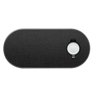 Uniq Ładowarka  UNIQ Ład indukcyjna Aereo Plus 3w1 30W Fast charge czarny/obisdian knit black LITHOS Collective UNIQ419BLK - Ładowarki do telefonów - miniaturka - grafika 1