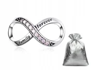 Wisiorki - Charms srebrny do bransolet NIESKOŃCZONOŚĆ C27 - miniaturka - grafika 1