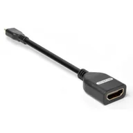 Adaptery i przejściówki - Sitecom CN-356 adapter micro HDMI do HDMI - czarny CN-356 - miniaturka - grafika 1