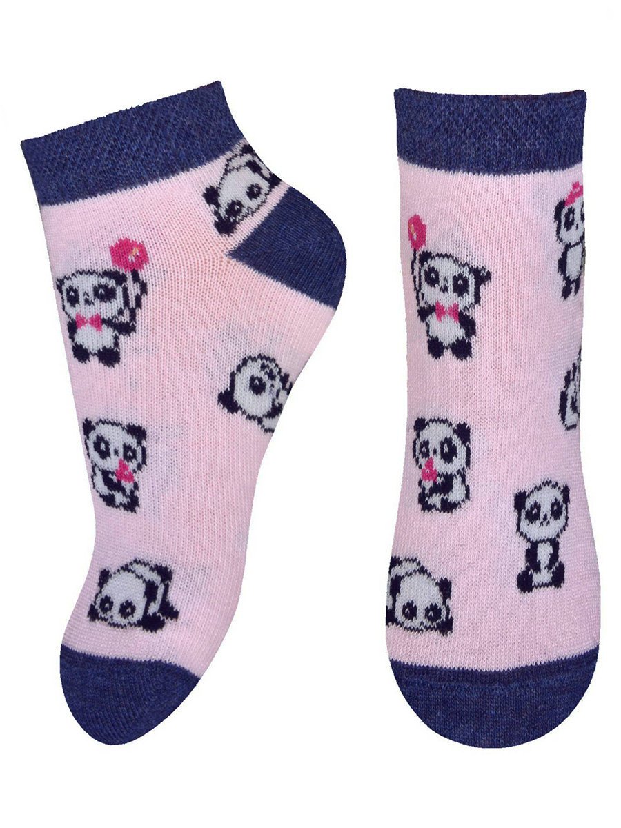 Dziecięce stopki pandy różowe Milusie