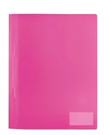 Teczki i skoroszyty - Herma Schnellhefter A4 pink transluzent PP 3St 19491 - miniaturka - grafika 1