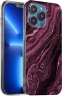 Etui i futerały do telefonów - Etui na telefon komórkowy Apple iPhone 11 Pro Protective Cover Marble Motif Silicone Slim Cover - miniaturka - grafika 1