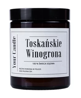 Świece - YOUR CANDLE (ŚWIECE SOJOWE) ŚWIECA SOJOWA TOSKAŃSKIE WINOGRONA 180 ml - YOUR CANDLE - grafika 1