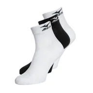 Skarpetki damskie - Mizuno, Skarpety Training Mid 3 Pack U, białe/czarne, rozmiar L - miniaturka - grafika 1