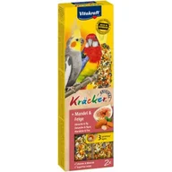 Przysmaki dla ptaków - Vitakraft Kräcker dla dużych papug 4 x 2 szt. Migdałowo-figowy - miniaturka - grafika 1