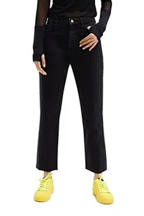 Desigual jeansy damskie, czarny, 34 - Spodnie damskie - miniaturka - grafika 1