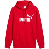 Koszulki męskie - Bluza męska Puma ESS No.1 Logo Hoodie FL czerwona 682570 11 XL - miniaturka - grafika 1