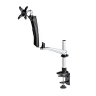 Uchwyty do monitorów - StarTech 1MP1ACG-MONITOR-ARM uchwyt / stojak do monitorów 76,2 cm (30") Biurko Czarny, Srebrny - miniaturka - grafika 1