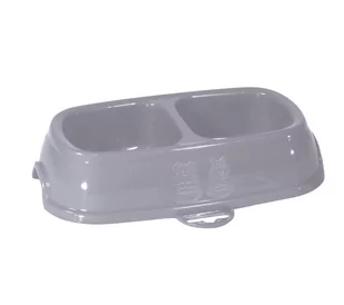 Zolux ZOLUX Miska BREAK 13 plastikowa antypoślizgowa podwójna 0 97008 - Miski dla psów - miniaturka - grafika 1