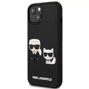 Karl Lagerfeld KLHCP13S3DRKCK iPhone 13 mini 5,4" czarny/black hardcase Karl&Choupette Ikonik 3D KF000990 - Etui i futerały do telefonów - miniaturka - grafika 1