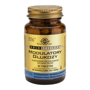 Solgar MODULATORY GLUKOZY 60 szt. - Suplementy diety - miniaturka - grafika 1