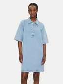 Sukienki - ONLY Sukienka jeansowa Gry 15335635 Niebieski Regular Fit - miniaturka - grafika 1