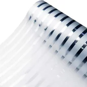 Okleiny - Folia okienna Frosted Stripe Pattern zapewniająca prywatność 30 x 200 cm Samoprzylepna folia okienna do łazienki - miniaturka - grafika 1