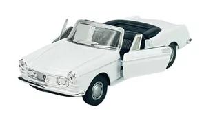 WELLY OLD TIMER PEUGEOT 404 CABRIOLET BEZ DACHU BIAŁY 1:34 SAMOCHÓD NOWY METALOWY MODEL - Samochody i pojazdy dla dzieci - miniaturka - grafika 1