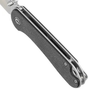 Nóż składany Civivi Elementum Wharncliffe Black Canvas Micarta, Satin Nitro-V (C18062AF-3) - Noże - miniaturka - grafika 4