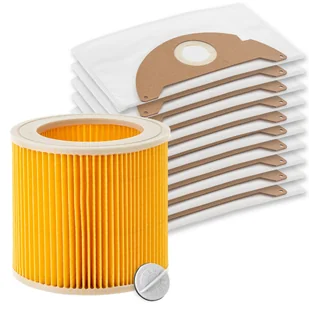 Karcher Worki filtr A 2004 2024 2054 Wd 2.200 10sz - Worki do odkurzaczy - miniaturka - grafika 1