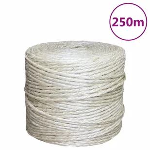vidaXL Sznur, sizal 100%, 4 mm, 250 m - Pasmanteria - miniaturka - grafika 1