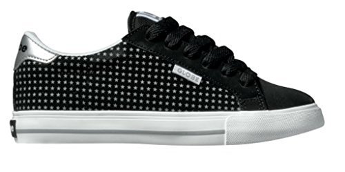 Globe Chalice Girls GGCHAL, dziewczęce buty sportowe - skateboarding, czarne, (black/silver stars 10306), czarny, 35 EU