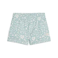 Odzież sportowa dziecięca - Młodzieżowe szorty Flaming Love z wysokim stanem PUMA Modern Mint Green - miniaturka - grafika 1