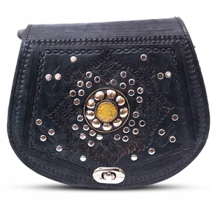 Torebka Damska Listonoszka Na Ramię Skórzana Orientalna Etniczna Z Maroko - Torebki damskie Torebka Damska Listonoszka Na Ramię Skórzana Orientalna Etniczna Z Maroko - Torebki damskie - miniaturka - grafika 1