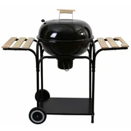Grille - Activa Grill kulisty z półkami czarny, 44x44 cm - miniaturka - grafika 1