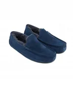 Kapcie damskie - Ugg Kapcie Męskie Granatowe Ocieplane Skóra 41 Żng - UGG - miniaturka - grafika 1