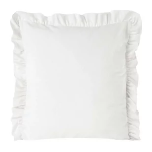 Euro Firany Poszewka 45 x 45 Eurofirany Velvet 25/L Biały 1217089 - Poszewki na poduszki - miniaturka - grafika 1