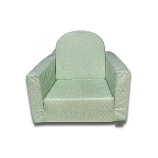 KOMFORTOWY FOTELIK ROZKŁADANY DLA DZIECI GROSZEK - Krzesła obrotowe dla dzieci - miniaturka - grafika 1