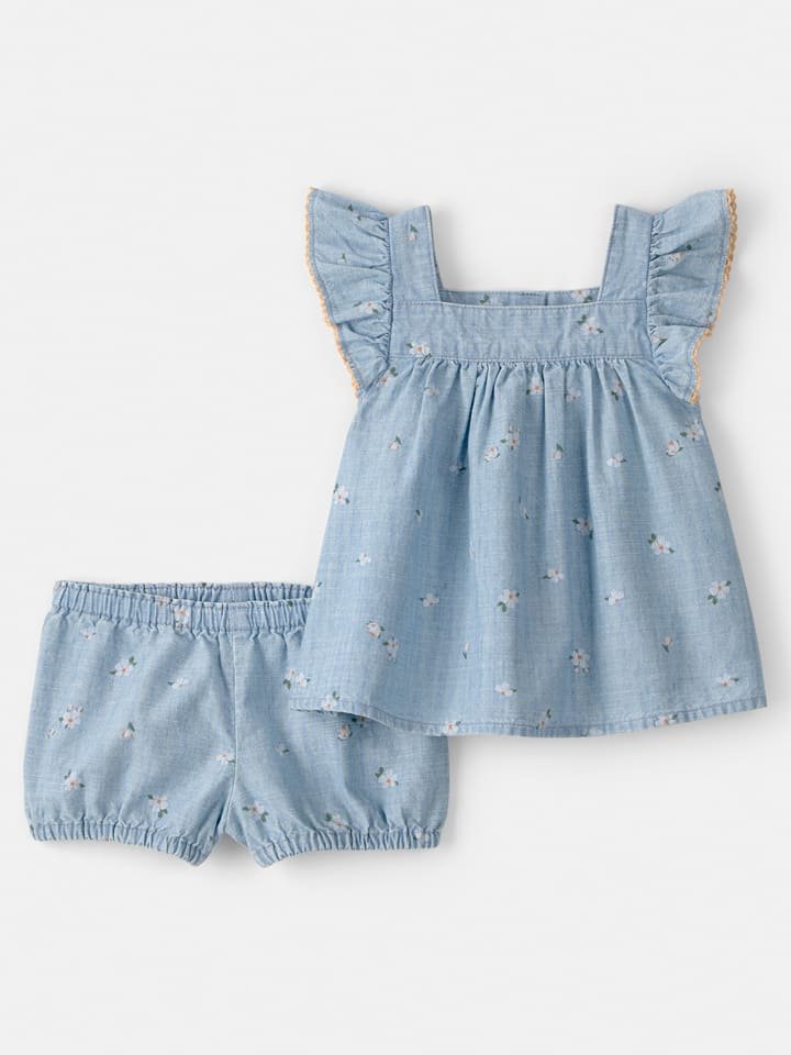 OshKosh 2-częściowy zestaw w kolorze błękitnym