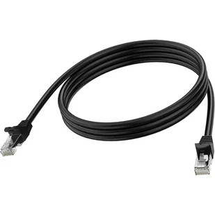 Vision TC 2MCAT6A/BL kabel sieciowy Czarny 2 m Cat6a U/UTP (UTP) - Kable komputerowe i do monitorów - miniaturka - grafika 1