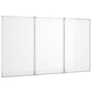 vidaXL Tablica magnetyczna, składana, 120x100x1,7 cm, aluminiowa - Tablice interaktywne - miniaturka - grafika 1