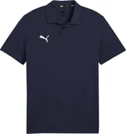 Koszulki męskie - Puma Koszulka męska Puma Team Goal Casuals Polo granatowa 658605 06 S - miniaturka - grafika 1