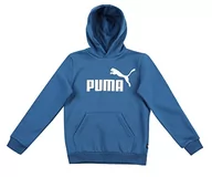 Bluzy dla dziewczynek - PUMA Ess Big Logo Hoodie Fl B Bluza dziecięca - Unisex - miniaturka - grafika 1