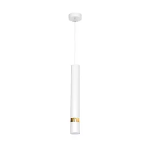 Milagro Lampa wisząca JOKER WHITE/GOLD 1xGU10 MLP6081 - Lampy sufitowe - miniaturka - grafika 1