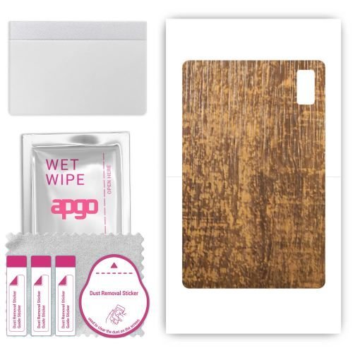 folia naklejka skórka strukturalna na TYŁ do HTC A101 - Drewno Dąb Stary - apgo SKINS