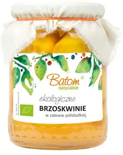 Batom brzoskwinia BIO w zalewie 670g 5907709951594 - Zdrowa żywność - miniaturka - grafika 1