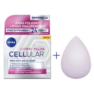 Zestawy kosmetyków damskich - Nivea, Cellular Expert Filler, Krem Na Dzień Spf15, 50ml + Gąbka - miniaturka - grafika 1