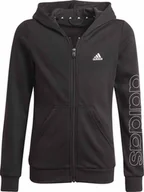 Bluzy dla dziewczynek - Adidas Bluza dziecięca ADIDAS G LIN FZ HD 128 - miniaturka - grafika 1