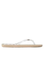 Klapki i japonki damskie - Roxy Japonki ARJL100915 Biały - miniaturka - grafika 1