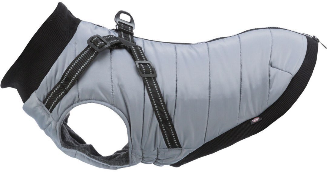 Płaszcz dla psa Trixie Pontis Szary XS 27 cm