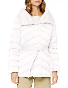 Geox W CHLOO MID JKT (W04 damska kurtka puchowa, Cloud White, 48 - Kurtki damskie - miniaturka - grafika 1